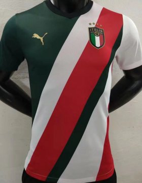 #Player Version Italy 2022 Green White Red Special Version Soccer Jerseys Men's