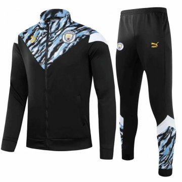 2021-22 Manchester City Black Football Training Suit (Jacket + Pants) Men's
