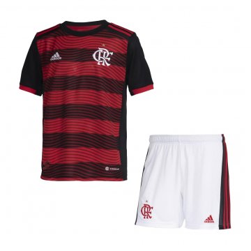Flamengo 2022-23 Home Soccer Jersey + Short Kid's