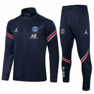 2021-22 PSG x Jordan Navy Football Training Suit (Jacket + Pants) Men's