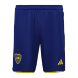 Boca Juniors 2023-24 Home Soccer Shorts Men's