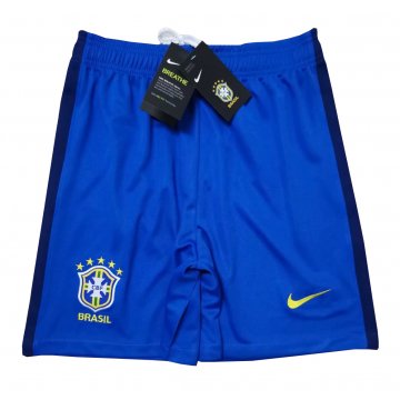 Brazil 2021 Home Blue Football Soccer Shorts Men's [20210705073]