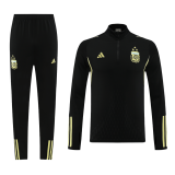 Argentina 2023-24 Black Soccer Sweatshirt + Pants Men's