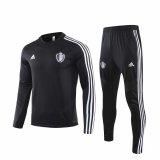 2019-20 Belgium O'Neck Black Men's Football Training Suit(Jacket + Pants)