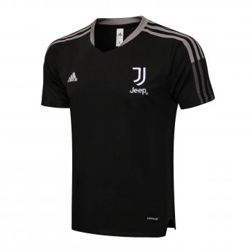 Juventus 2021-22 Black Soccer Training Jerseys Men's