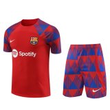 Barcelona 2023-24 Red Soccer Jerseys + Short Men's