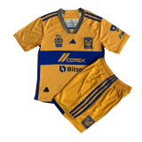 Tigres UANL 2023-24 Home Soccer Jerseys + Short Kid's