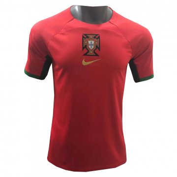 Portugal 2022 Pre-Match Red Soccer Training Jerseys Men's