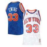 Patrick Ewing -33 New York Knicks 1991-92 Blue Lunar New Year Mitchell & Ness Hardwood Classics Swingman Jersey Men's