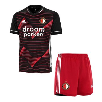 2020-21 Feyenoord Rotterdam Away Kids Football Kit(Shirt+Shorts)