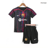 Barcelona 2023-24 Pre-Match Soccer Jerseys + Short Kid's