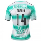 2016-17 Santos Laguna Home Football Jersey Shirts Araujo #14