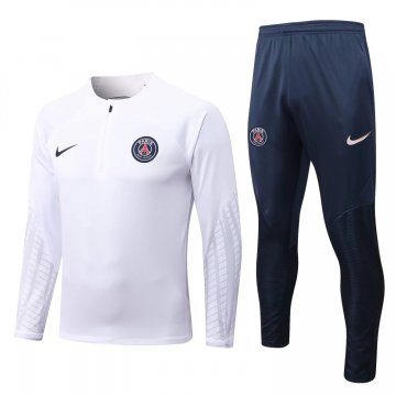 PSG 2022-23 White Soccer Training Suit Men's