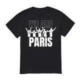 PSG 2021-22 Black WE ARE PARIS T-Shirt Men's