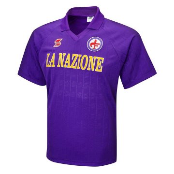 1989/90 ACF Fiorentina Retro Home Men Football Jersey Shirts