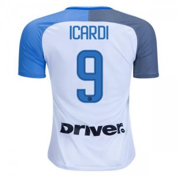 2017-18 Inter Milan Away White Football Jersey Shirts Mauro Icardi #9