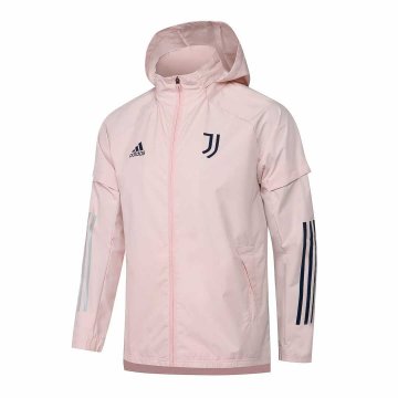 2020-21 Juventus Pink All Weather Windrunner Football Jacket Men
