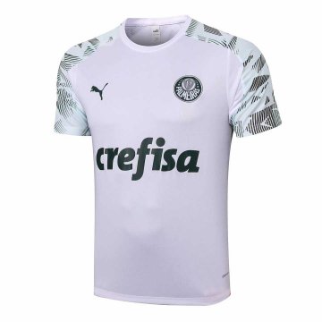 2020-21 Palmeiras White Men's Football Traning Shirt [39912554]