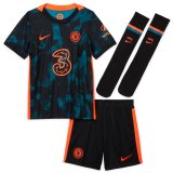 Chelsea 2021-22 Third Kid's Soccer Jerseys + Short + Socks