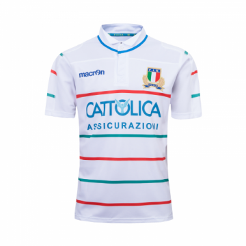 2019-20 Italy Rugby Away White Football Jersey Shirts Men [2020127848]