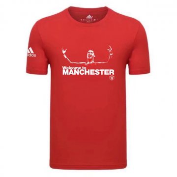 Welcome to Manchester United Ronaldo 2021 Red T-Shirt Men's