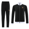 Customize 2023-24 Black Soccer Jacket + Pants Men's