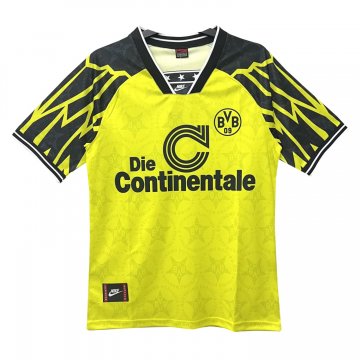 Borussia Dortmund 1994/95 Retro Home Soccer Jerseys Men's