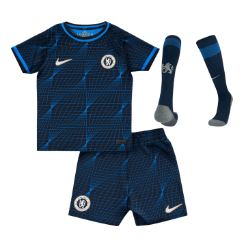 Chelsea 2023-24 Away Soccer Jerseys + Short + Socks Kid's