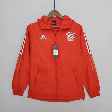 Bayern Munich 2022-23 Red Soccer Windrunner Jacket Men's