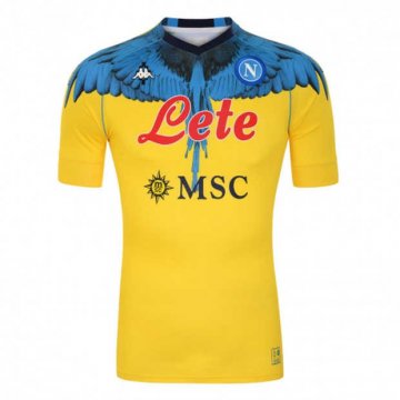 2021-22 Napoli Special Edition Yellow Football Jersey Shirts Men's [2021050056]