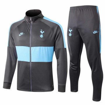 2019-20 Tottenham Hotspur Grey Men's Football Training Suit(Jacket + Pants)