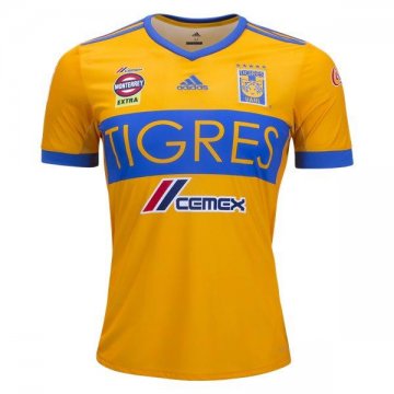 2017-18 Tigres UANL Home Yellow Football Jersey Shirts