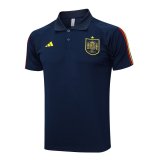 Spain 2023 Navy Soccer Polo Jerseys Men's