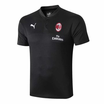 2019-20 AC Milan Black Men's Football Polo Shirt