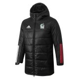 Mexico 2022 Black Soccer Cotton Winter Jacket Men's