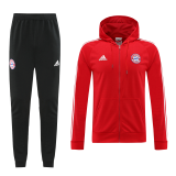 #Hoodie Bayern Munich 2022-23 Red Soccer Jacket + Pants Men's