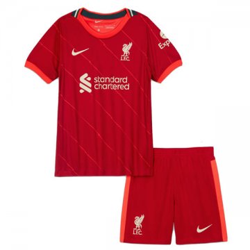 2021-22 Liverpool Home Men‘s Football Jersey Shirts + Short