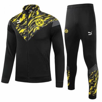 2021-22 Borussia Dortmund Black Football Training Suit (Jacket + Pants) Men's
