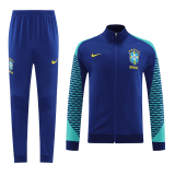 Brazil 2023 Navy Soccer Jacket + Pants Men's