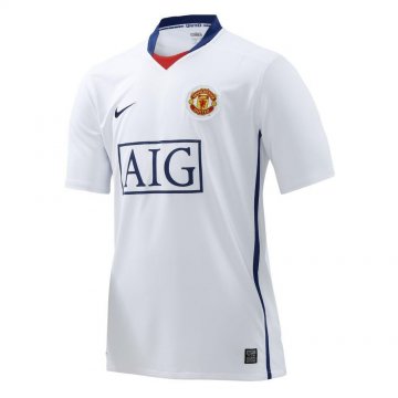 2008-2009 Manchester United Retro Championes League Version Away Men's Football Jersey Shirts