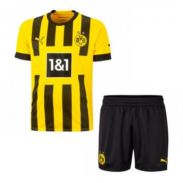 Borussia Dortmund 2022-23 Home Soccer Jerseys + Short Kid's