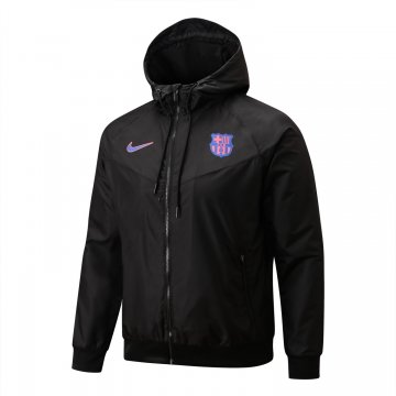 Barcelona 2022-23 Black All Weather Windrunner Soccer Jacket Men's
