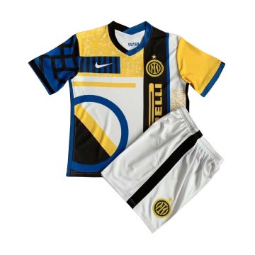 2021-22 Inter Milan Fourth Football Jersey Shirts + Short Kid's