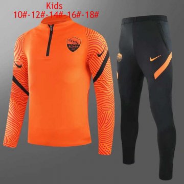 2020-21 Roma Orange Kids Football Training Suit