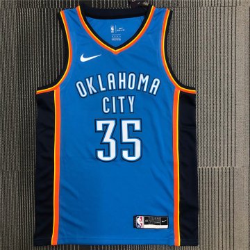 Oklahoma City Thunder 2021 Blue Swingman Jersey Men's Icon Edition