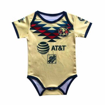 2019-20 Club America Home Yellow Baby Infant Football Suit