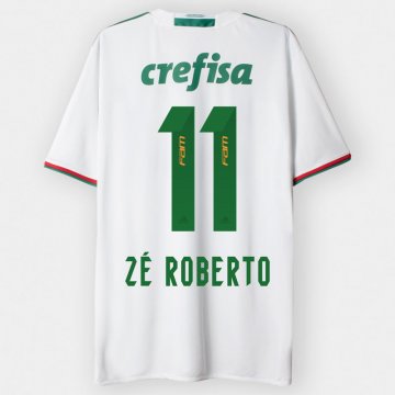 2016-17 Palmeiras Away White Football Jersey Shirts Ze Roberto #11