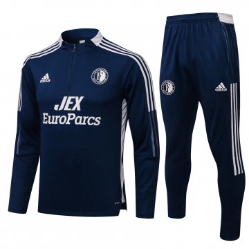 Feyenoord 2021-22 Navy Soccer Training Suit Men's