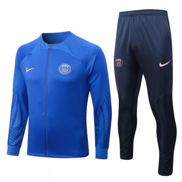 PSG x Jordan 2022-23 Blue Soccer Training Suit Jacket + Pants Men's