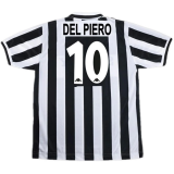 #Retro Del Piero #10 Juventus 1996/97 Home Soccer Jerseys Men's